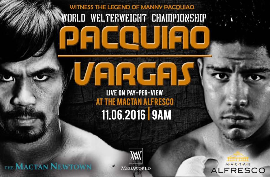 PACQUIAO – VARGAS FREE LIVESTREAM AT MACTAN&nbsp;ALFRESCO