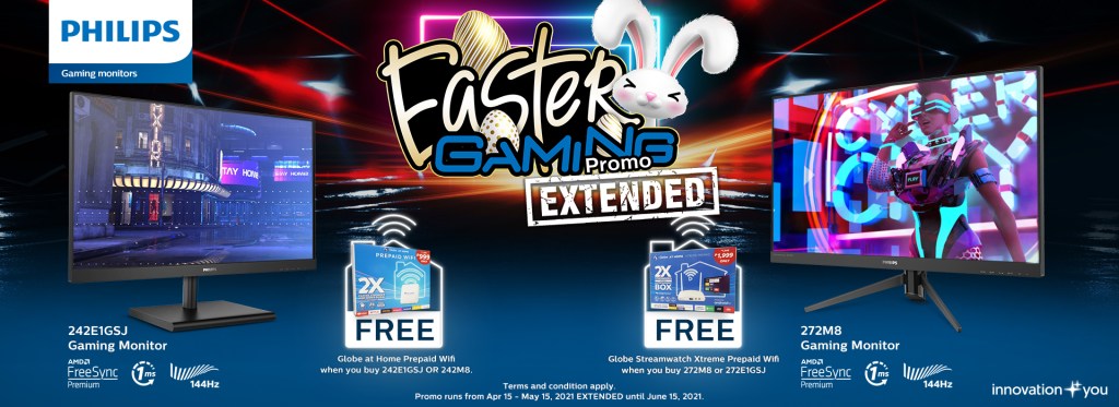 Philips Gaming Monitors Easter Promo Extended Until June 15!